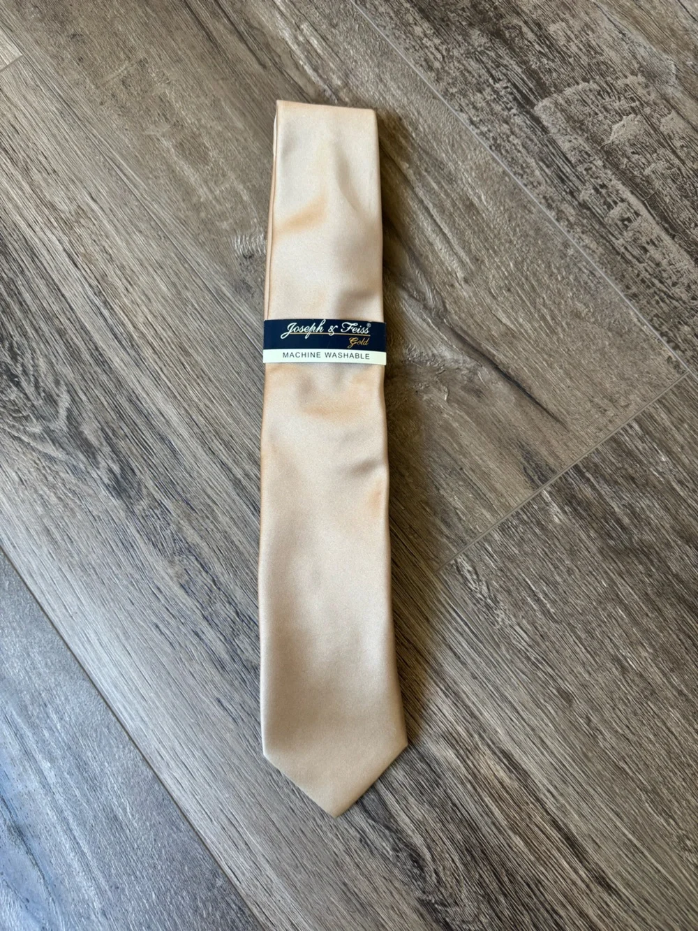 Joseph & Feiss Champagne Satin Tie